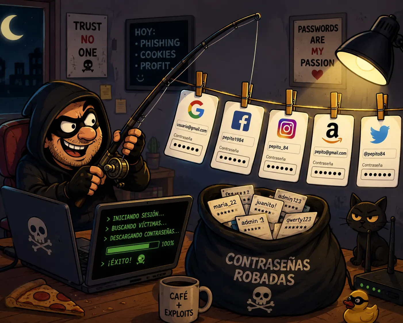 MFA hacker robando passwords