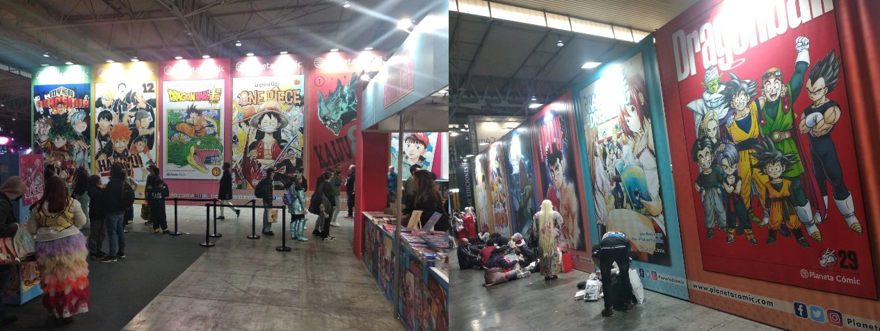 Salon del Manga mural series miticas
